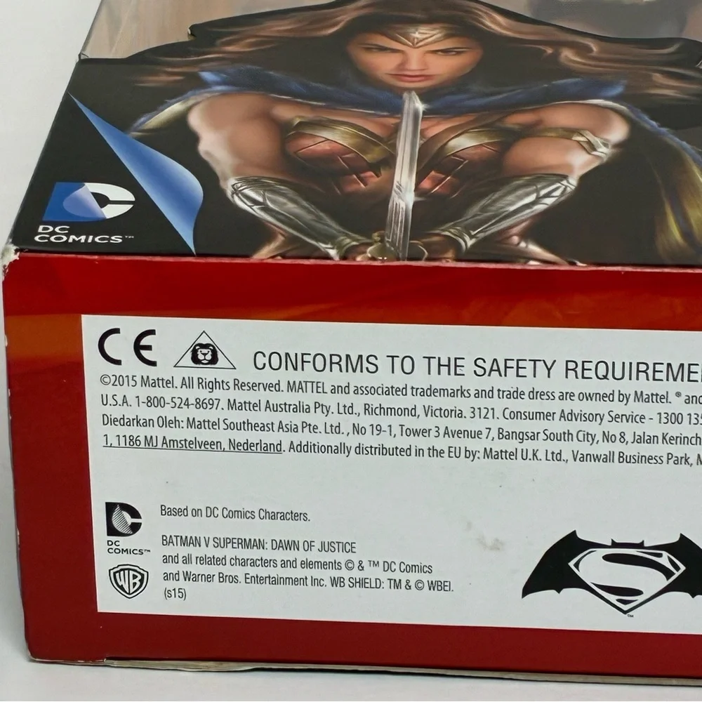 DC Multiverse Batman V Superman Wonder Woman Deluxe 12in 2015 Figure New